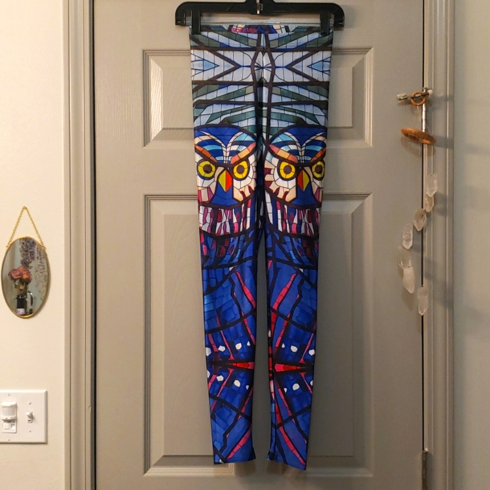 Blackmilk Glass Owl leggings